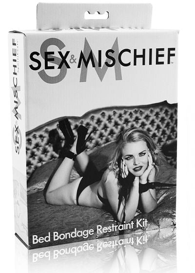 Sex & Mischief Bed Bondage Restraint Kit