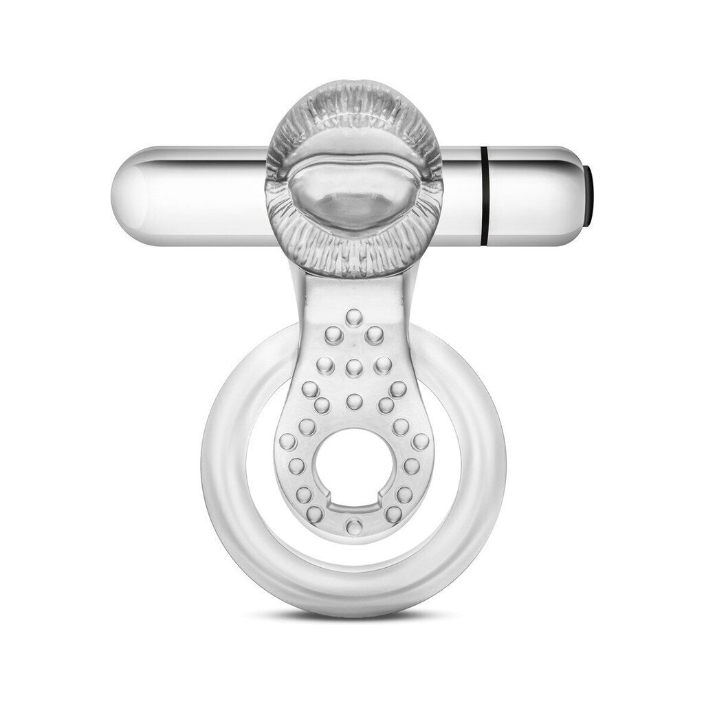 Stay Hard Vibrating Tongue Cock Ring