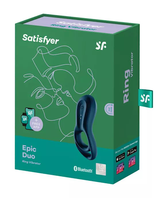 Satisfyer Epic Duo Vibrating Cock Ring