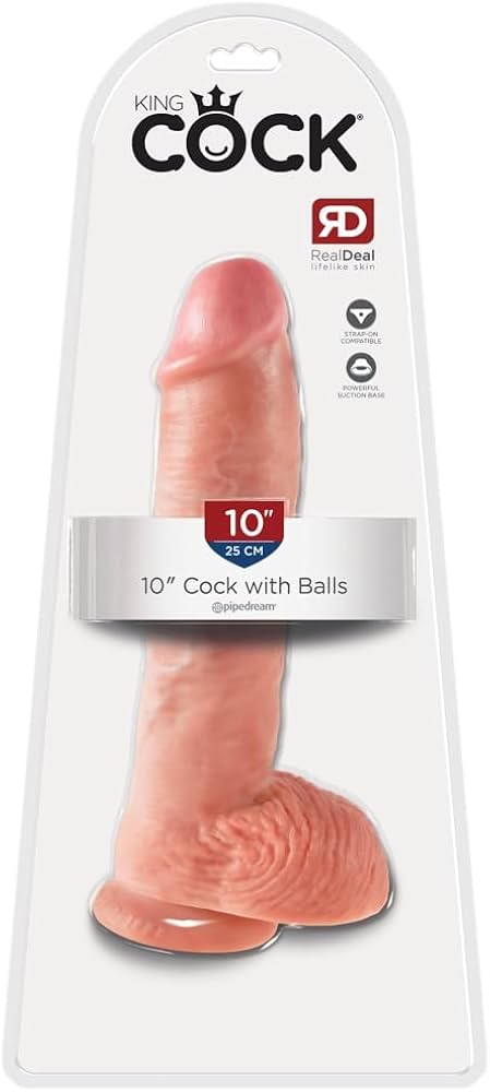 King Cock 10" Cock with Balls