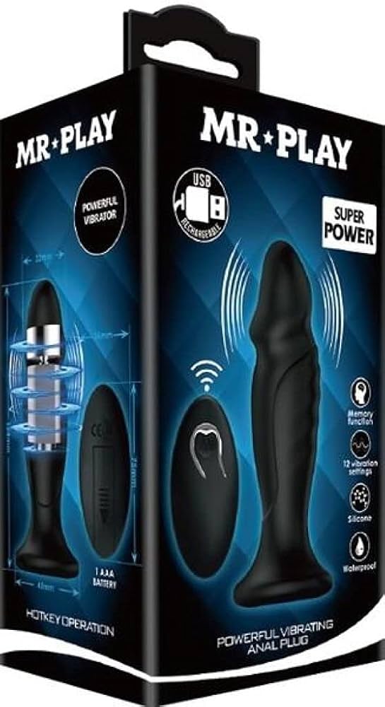 Mr Play Powerful Vibrating Anal Plug