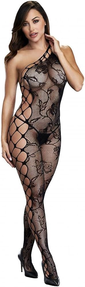 Baci Off the Shoulder Bodystocking OS