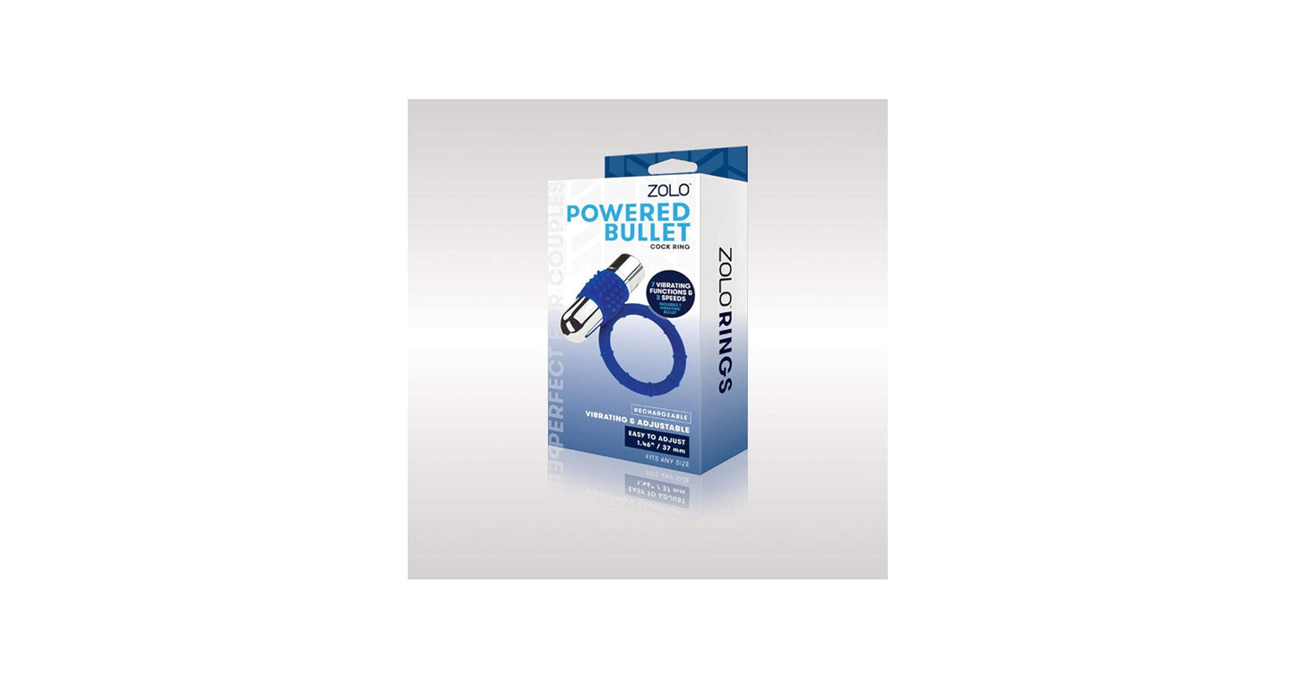 Zolo Powered Bullet Rechargeable Cock Ring