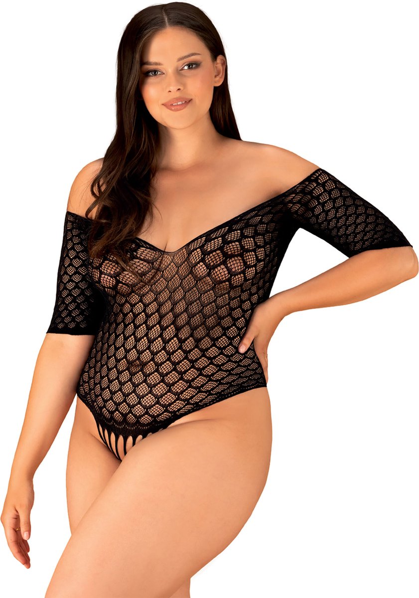 Obsessive Crotchless Teddy XL/XXL