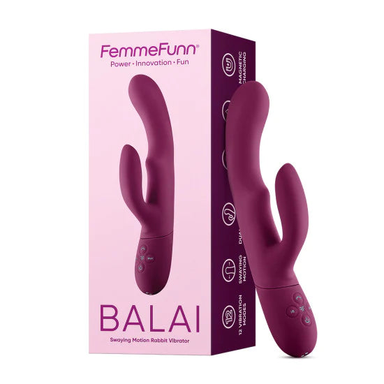 FemmeFunn Balai.  Dark Fuchsia