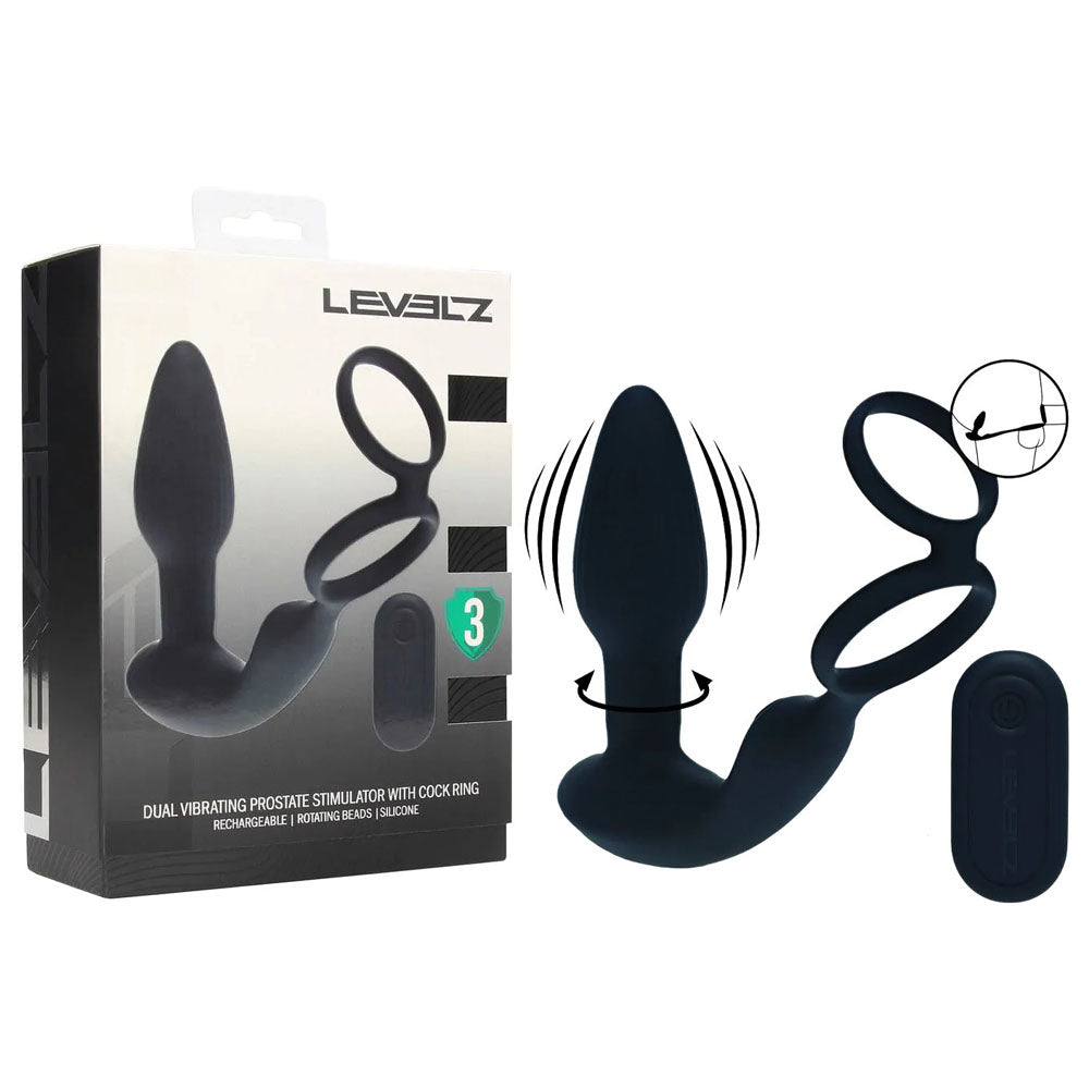 Levelz Vibrating & Rotating Prostate Stimulator 😍