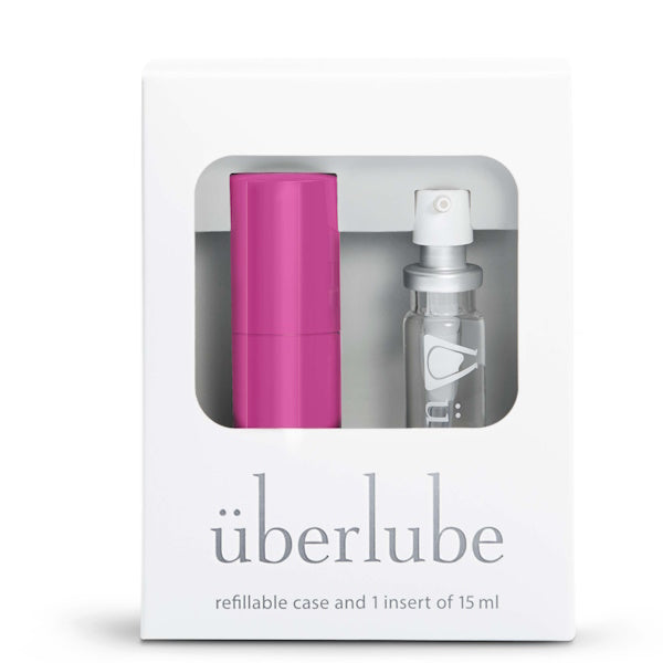 Überlube Good-to-Go Traveler pink case packaging