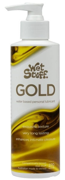 Wet Stuff Water Based Lubricant Gold 270g