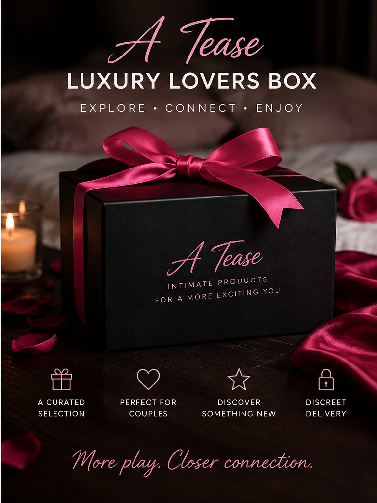 A Tease Luxury Lovers Box premium couples mystery box lifestyle image
