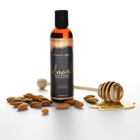 Intimate Earth Aromatherapy Massage Oil - Honey Almond 120ml