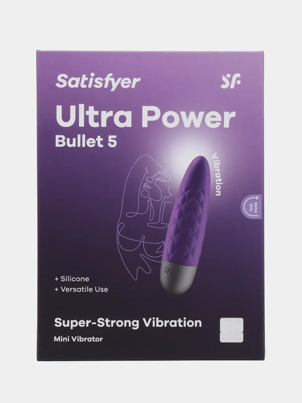 Satisfyer Ultra Power Bullet 5 textured black bullet vibrator