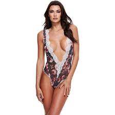 Baci Floral & Lace Teddy - Size S/M and M/L Available