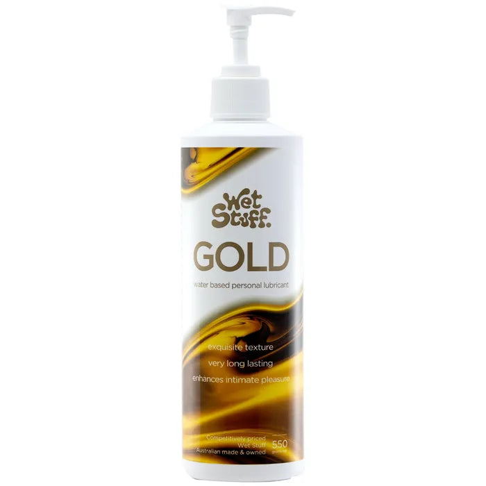 Wet Stuff Water Based Lubricant Gold 550g