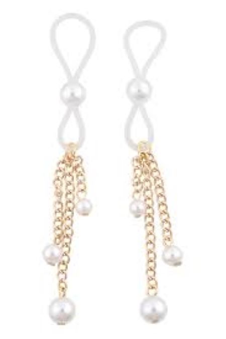 SEX AND MISCHIEF PEARL NIPPLE TIES