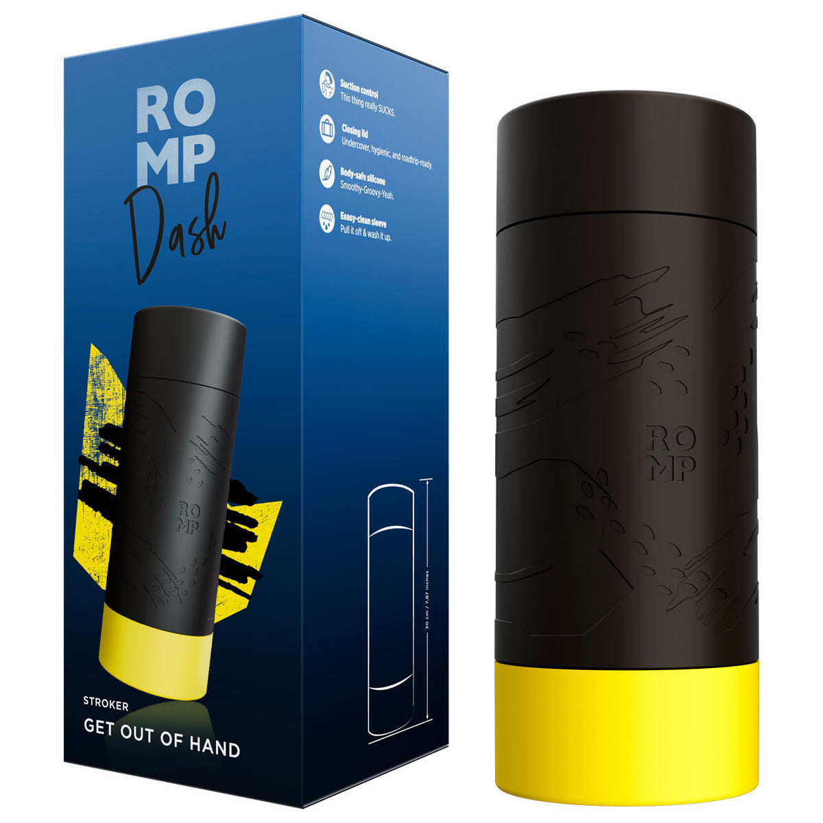 ROMP Dash manual male masturbator stroker