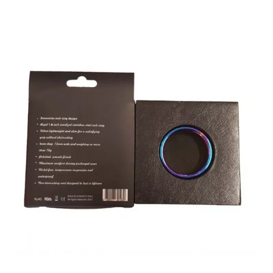 Desir Multi Coloured Cock Ring Stainless Steel