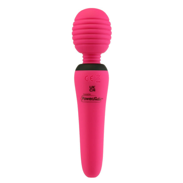PalmPower Groove mini rechargeable wand vibrator back view