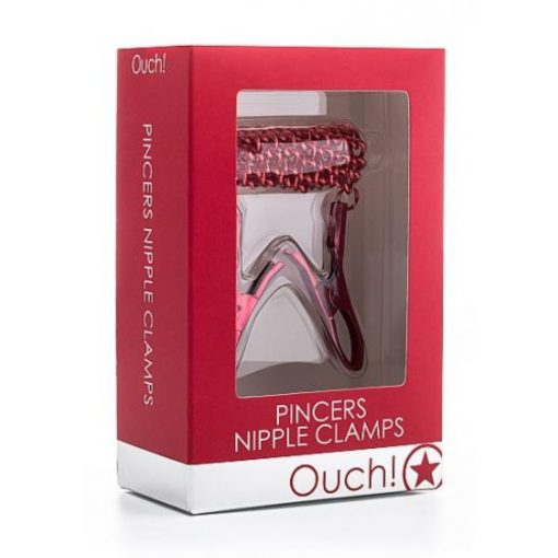 Ouch! Nipple Clamps Red