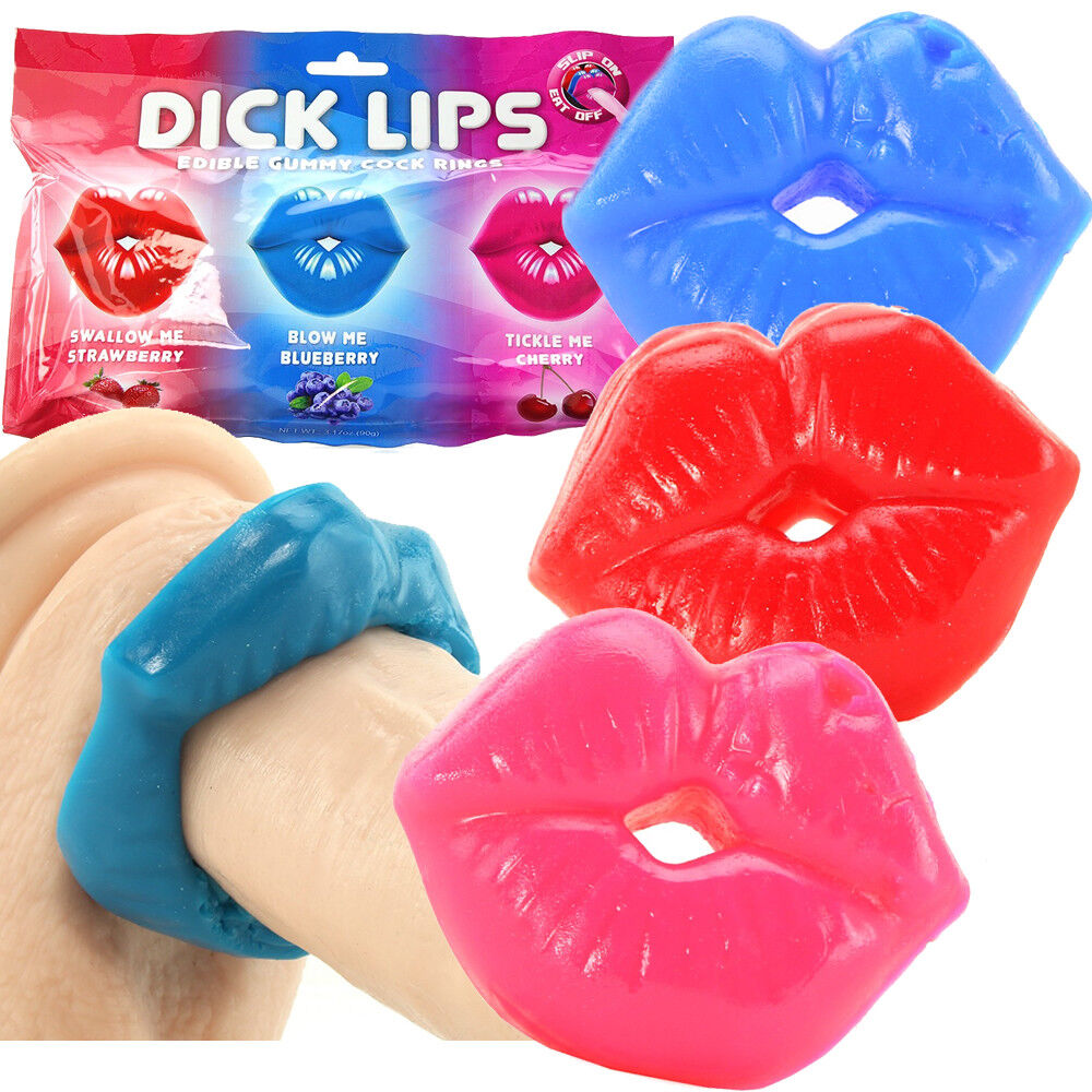 Dick Lips Gummy Cock Ring - Single
