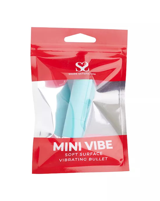 Share Satisfaction Mini Vibe packaging shown in aqua