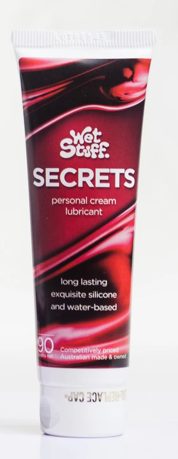 Wet Stuff Secrets cream lubricant 90g