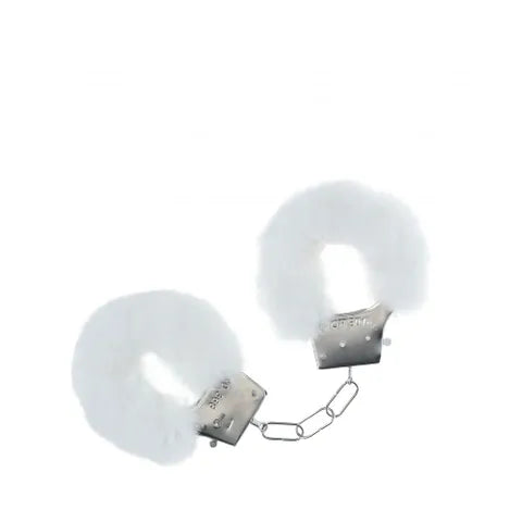 OUCH! Classic Furry Handcuffs - Pink, Black, White