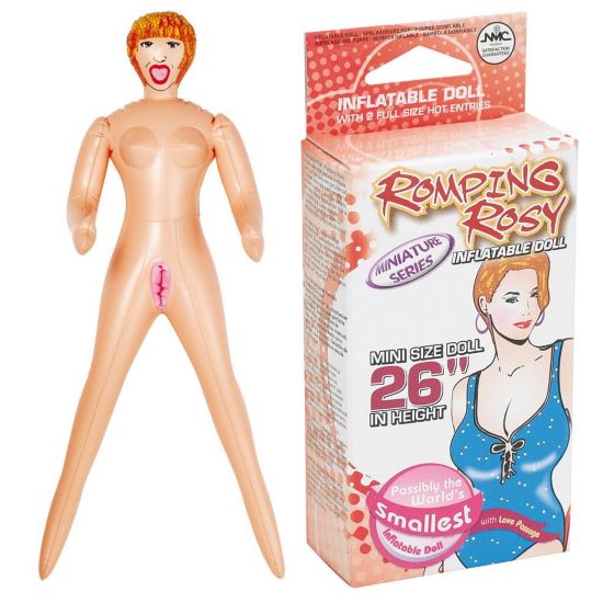 Romping Rosy Inflatable Doll - Mini Size