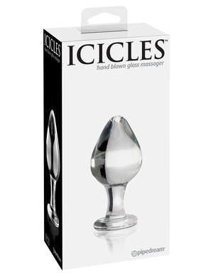 Icicles hand blown glass massager No 25