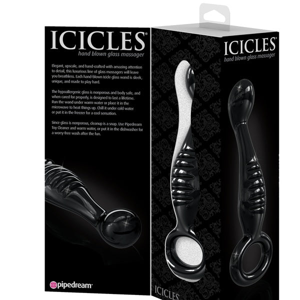 ICICLES hand blown glass massager No 68