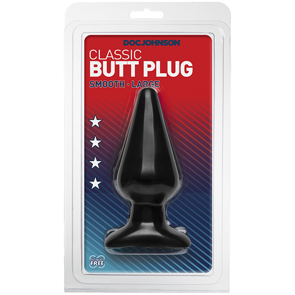 Doc Johnson Classic Butt Plug Smooth Large