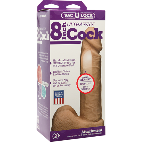 Vac U Lock 8" Ultra Skyn Cock