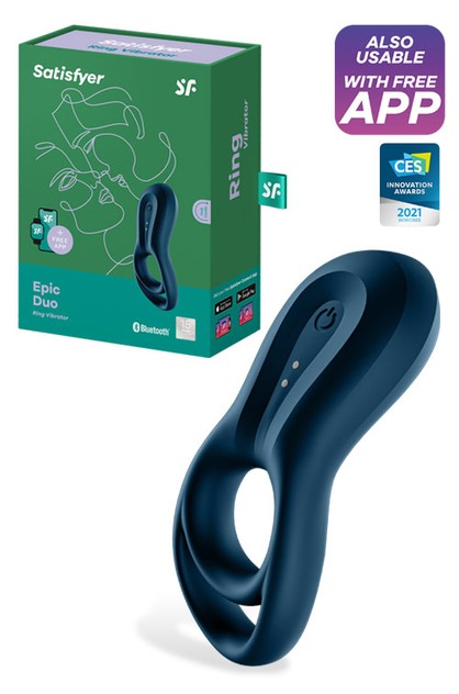 Satisfyer Epic Duo Vibrating Couples Ring with App