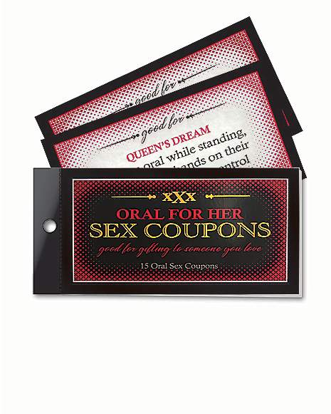 XXX Oral For Her Sex Coupons