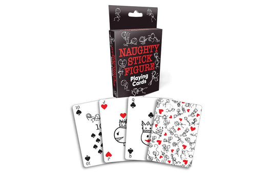 Naughty Stick Figure Playing Cards