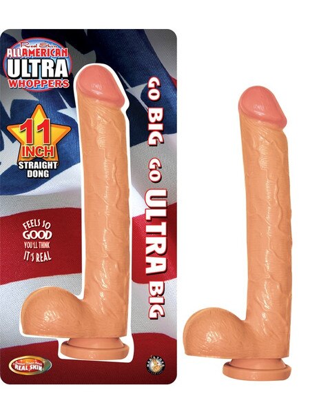 All American Ultra Whopper 11 inch dong with suction base