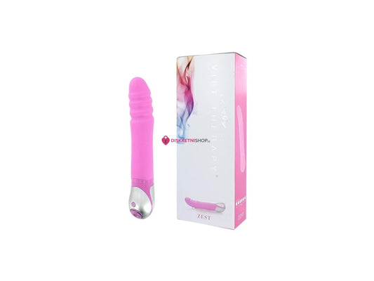 💖 Zest G-Spot Vibrator – Waterproof Ridged Silicone Massager 💦