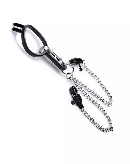 Master Series Degraded Mouth Spreader With Nipple Clamps