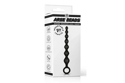 Arse Beads Ribbed Silicone Anal Beads