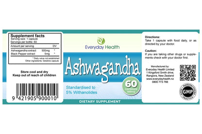 Ashwaganda 60 Caps 500mg
