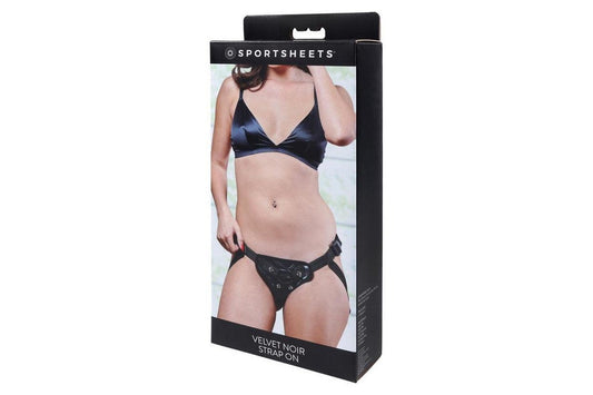 Sportsheets Velvet Noir Strap On