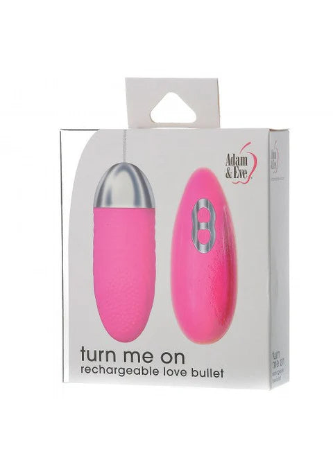 Adam & Eve Turn Me On Rechargeable Love Bullet