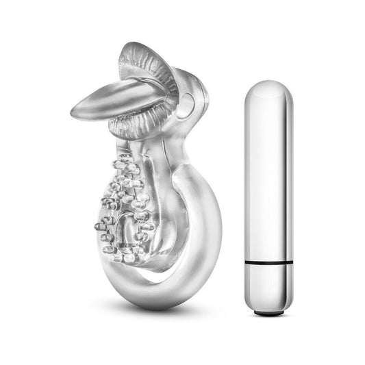 Stay Hard Vibrating Tongue Cock Ring