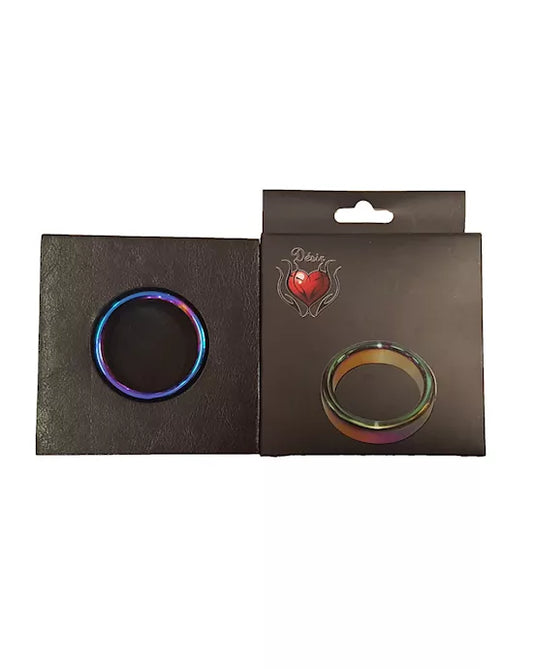 Desir Multi Coloured Cock Ring Stainless Steel
