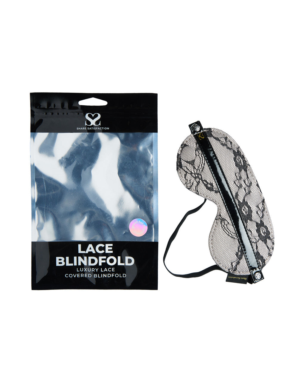 Share Satisfaction Luxury Lace Covered Blindfold