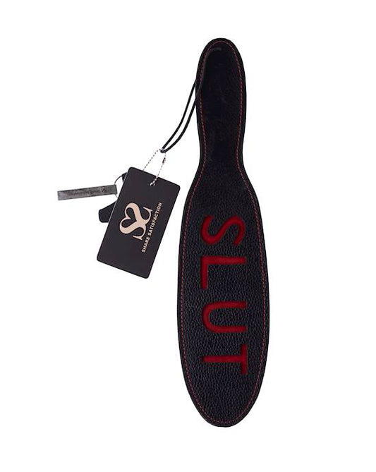 Bound X Slut Leather Paddle