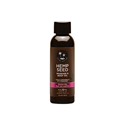 Hemp Seed Massage Oil Skinny Dip Scent - Earthly Body