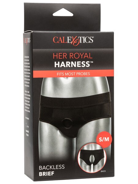 Calexotics Her Royal Harness Backless Brief S/M