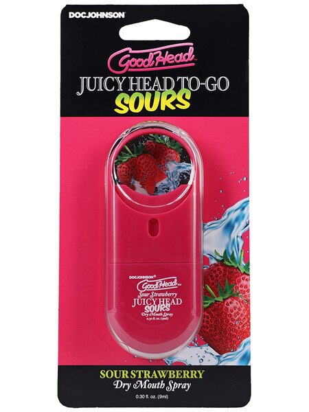 GoodHead - Juicy Head Dry Mouth Spray To-Go - Strawberry