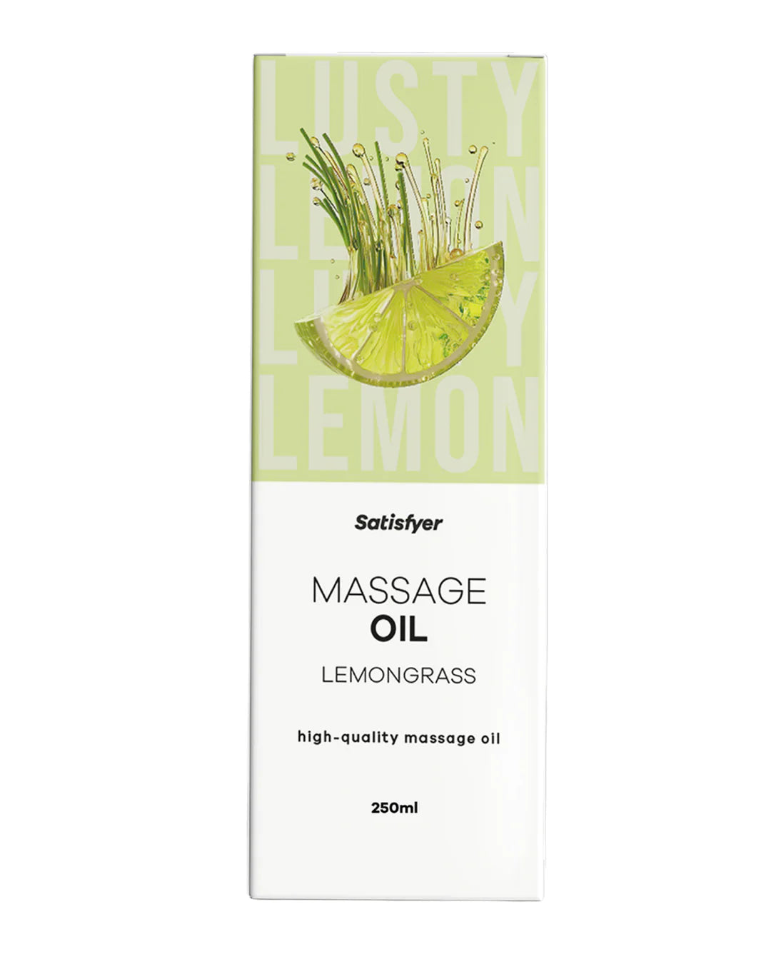 Satisfyer Massage Oil – Lemongrass 🍋✨