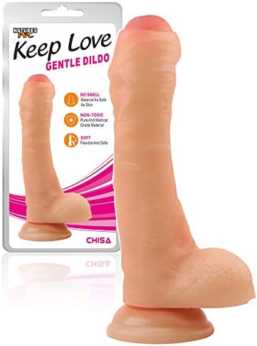 🤎 Keep Love Realistic Suction Dildo – Soft Flexible Pleasure Toy ✨